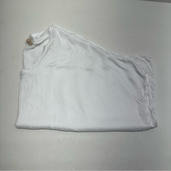 Sofía Made in Italy Elegant White Women's tunic Top size one size - Picture 8 of 8